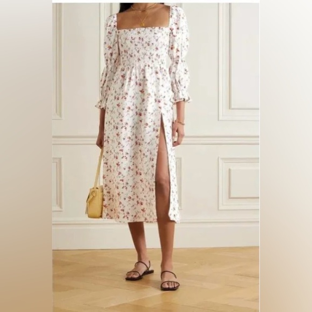 Reformation Hyland Linen Dress